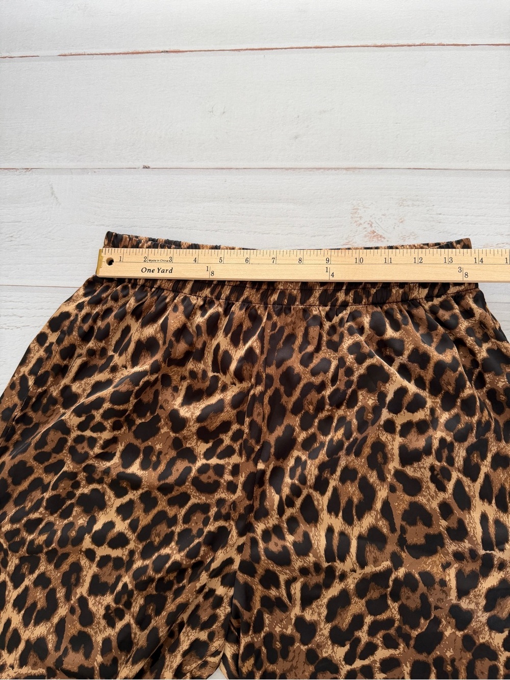 Windsor Leopard Print Palazzo Pants Wide Leg High Rise Flowy Y2K - Picture 9 of 9